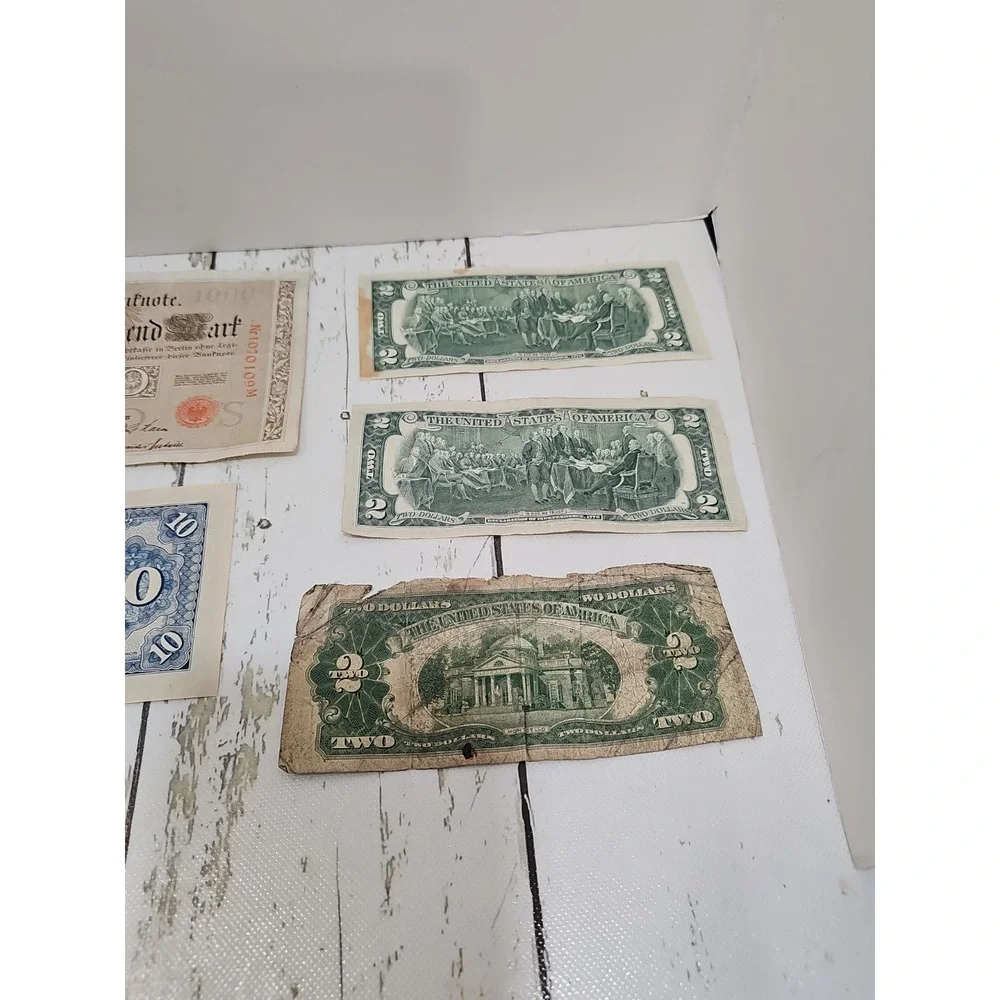Lot Of Miscellaneous Bank Notes Early 1900s - Mid 1900s